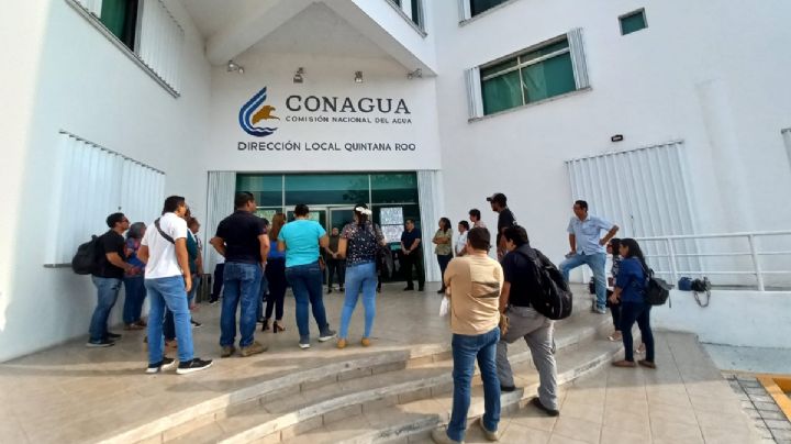 Paro nacional en Conagua: trabajadores de Chetumal exigen mejores condiciones laborales