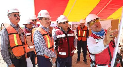 ISSSTE: Pedro Zenteno supervisa obras de construcción del Hospital Regional de Torreón