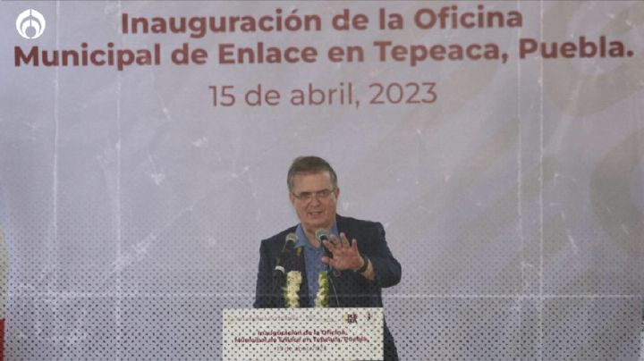 Marcelo Ebrard inauguró nueva oficina de SRE en Puebla