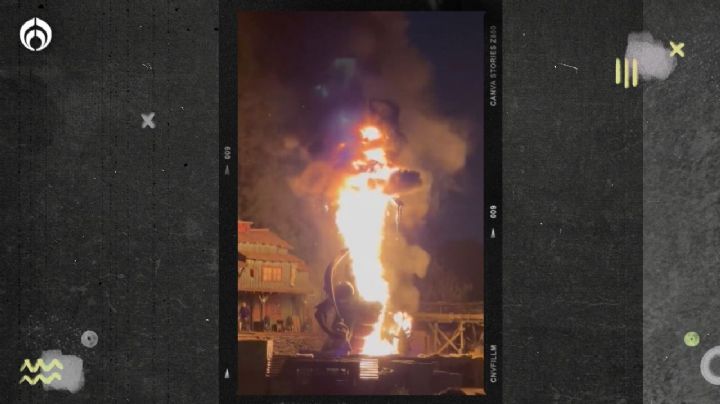 Disney: Dragón se incendia en isla de Tom Sawyer; no hay heridos (VIDEO)