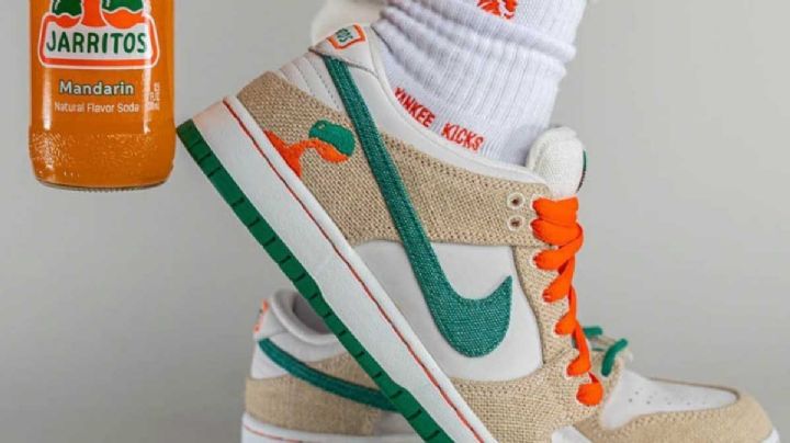 Tenis Nike de Jarritos: ¿Cómo son y cuánto cuestan estos sneakers inspirados en un refresco?