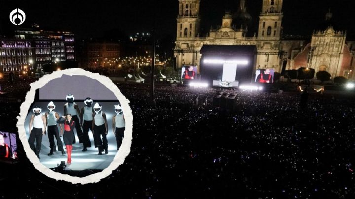 ¡Ni cerca! Rosalía no logró récord de asistencia en el Zócalo; reunió 160 mil personas