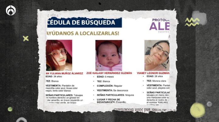 Violencia en Zacatecas: Secuestran a 3 mujeres, entre ellas esposa e hija de un militar en Fresnillo