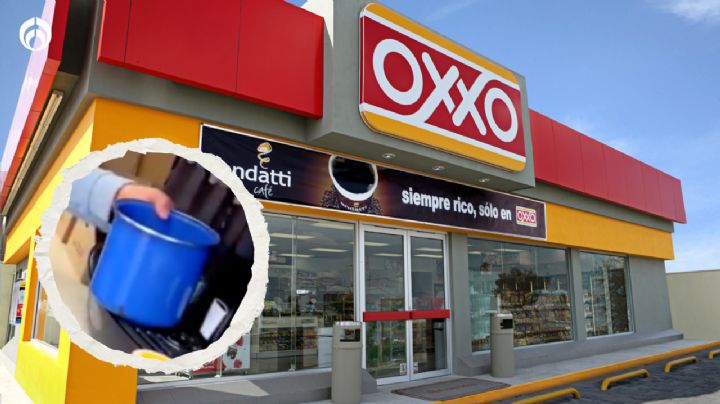 Pleito en un Oxxo: mujer pelea por café… y presume que su papá fue un año a la academia