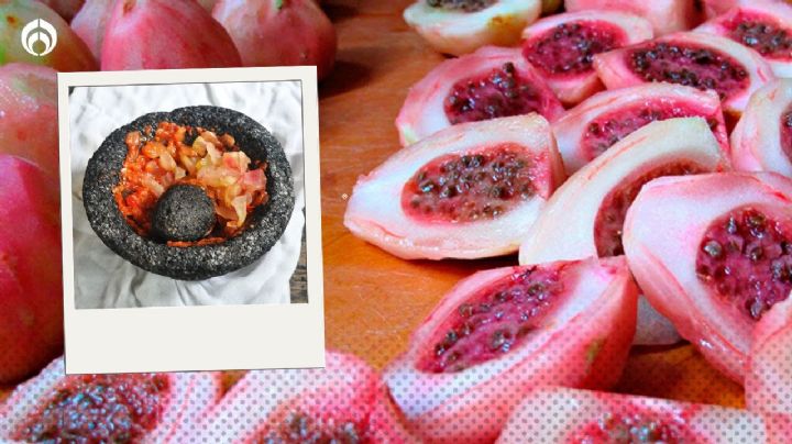 ¿Cómo hacer una rica salsa de xoconostle en molcajete?