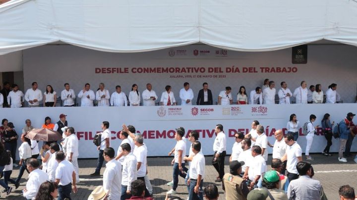 Día del Trabajo: Saldo blanco en Veracruz tras desfiles del primero de Mayo