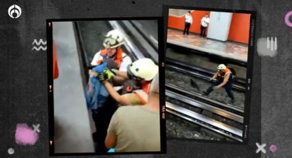 Metro CDMX se pone ‘raro’: así fue el rescate de una ¡gallina! en las vías (VIDEO)