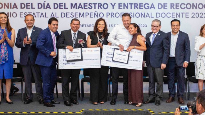 Día del maestro 2023: así reconocieron a los 'profes y profas' en Querétaro