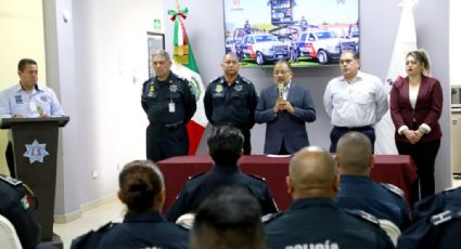 Distinguen a policías por labor contra la delincuencia en Escobedo NL