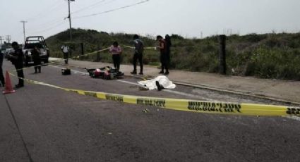 Muere comerciante tras perder control de su motocicleta en Alvarado