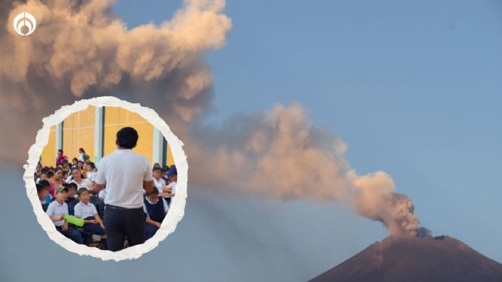 Popocatépetl: Puebla anuncia suspensión de clases presenciales en la capital