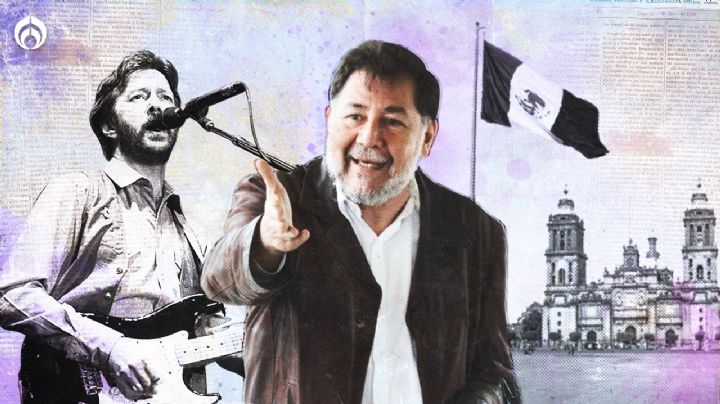 Fernández Noroña pide respeto a AMLO... y le gustaría traer a Clapton al Zócalo