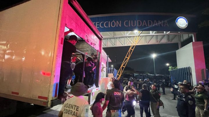 Rescate masivo de migrantes: Encuentran a 174 personas en un tráiler en Chiapas