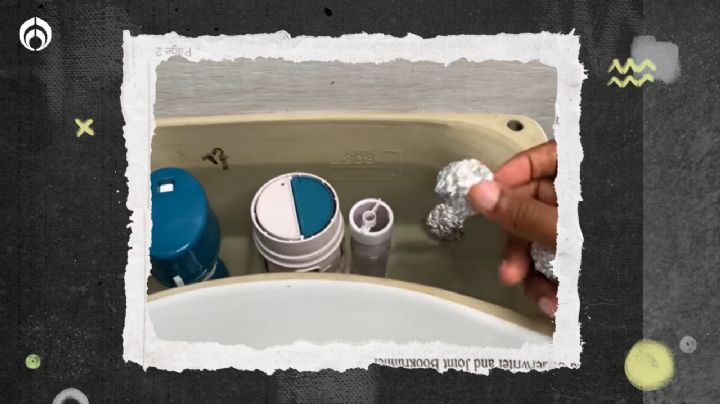 El truco casero para eliminar el sarro de la taza del baño con papel aluminio