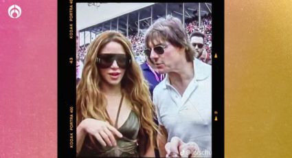 Shakira se deja ver junto a Tom Cruise en el Gran Premio de Miami (VIDEO)