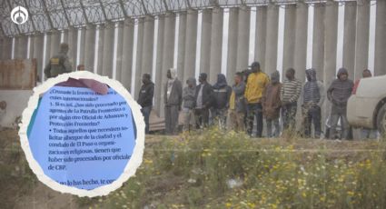 EU acecha a migrantes: Con volantes les avisan de detenciones y les piden entregarse a la Patrulla Fronteriza