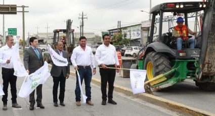 Escobedo y gobierno estatal inician rehabilitación de carreteras