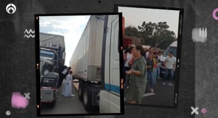 (VIDEO) Novios arman bailongo en bloqueo de la carretera México-Puebla