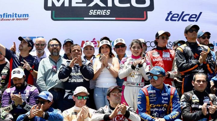 Aplauden a Tere Jiménez por el regreso de la Nascar México al Óvalo Aguascalientes