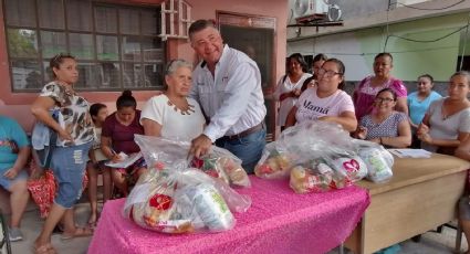 Comienza la entrega de los primeros apoyos alimenticios en Tamaulipas