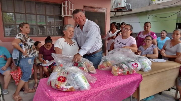 Comienza la entrega de los primeros apoyos alimenticios en Tamaulipas