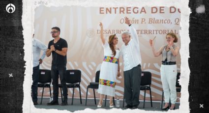 AMLO y Mara Lezama entregan títulos agrarios a viudas de ejidatarios en Quintana Roo