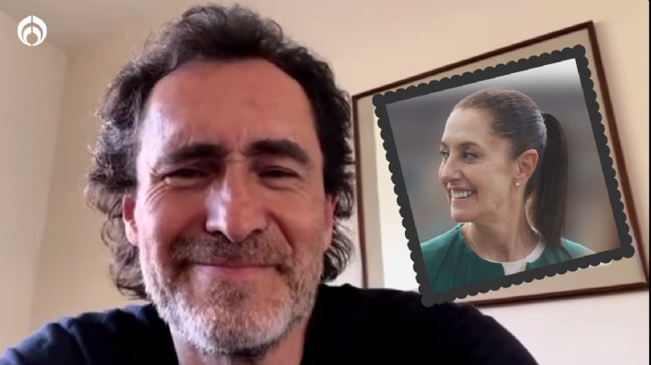 Demián Bichir asegura que "México se vería muy guapo" con Sheinbaum como presidenta