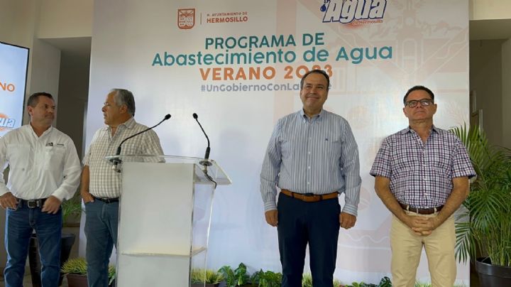 Garantiza ayuntamiento abasto de agua para Hermosillo