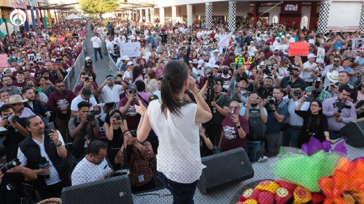 Claudia Sheinbaum asegura que "la 4T sólo puede representar esperanza”