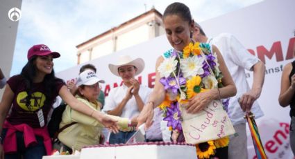 Claudia Sheinbaum celebra su cumpleaños 61 en gira, arropada por gobernant@s y polític@s