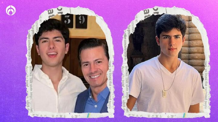 ¡Cuánto ha crecido! Alejandro Peña, hijo de Enrique Peña Nieto, cumple 19 y es igualito a su papá