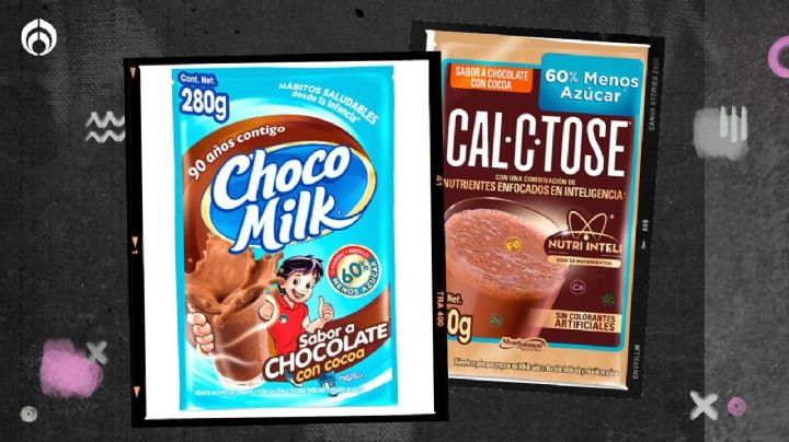 Choco Milk vs. Cal-C-Tose: ¿quién tiene el mejor chocolate light, según Profeco?