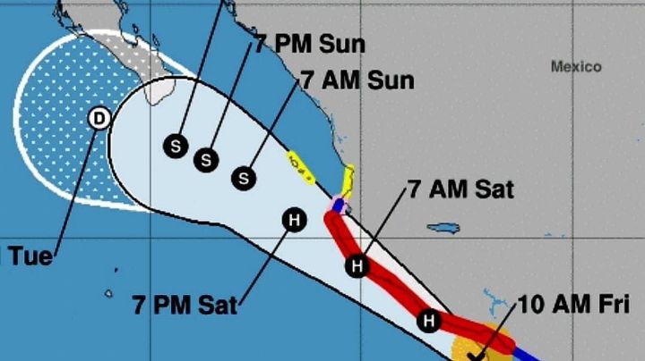 Los tres niveles de gobierno de BCS alertas por huracán “Beatriz”