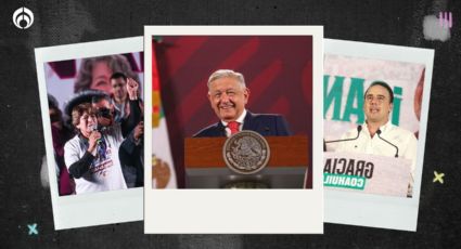 Elecciones 2023: AMLO felicita a Delfina y Manolo; celebra ‘ola morenista’ en estados