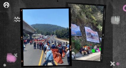 (VIDEO) Colapsa la México-Toluca: bloqueo de comuneros suma 3 horas