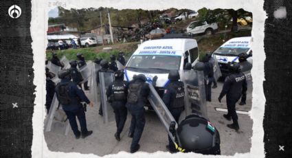 Caos en Chilpancingo: Bloquean Autopista del Sol, retienen a federales y tiran la puerta del Palacio de Gobierno