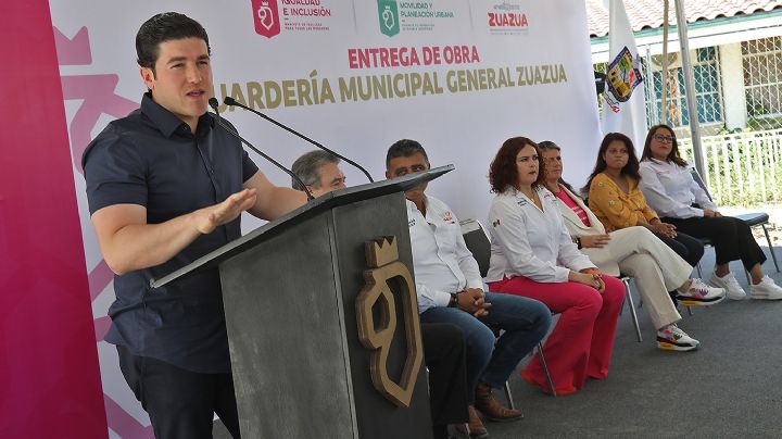 Samuel García inaugura guardería en el Municipio de General Zuazua