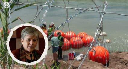 Texas nos pone boyas 'en la cara' y México protesta ante EU por ese acto en el río Grande