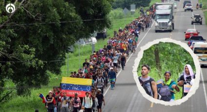 Caravana migrante con unos mil venezolanos sale de Chiapas hacia EUA