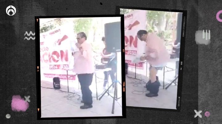 Se le caen ¡los pantalones! a diputado de Morena en asamblea en Coahuila