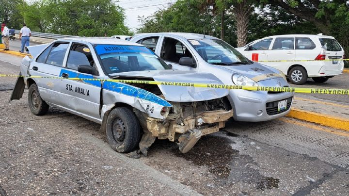 Tercia de accidentes en Altamira: se involucran 8 automóviles en siniestros simultáneos