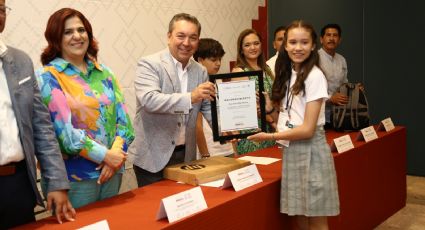 Premia Gobierno de Sonora a ganadores de la Olimpiada del Conocimiento Infantil 2023.