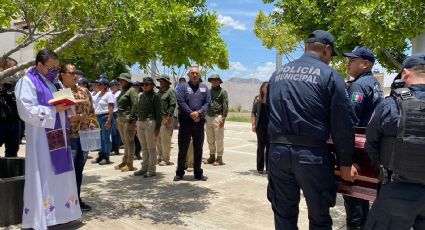 ¡Con honores! Dan último adiós a policía asesinado; alcalde asegura crimen no quedará impune