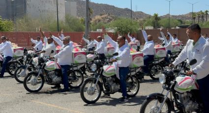 Entrega Alfonso Durazo 59 motocicletas a Correos de México