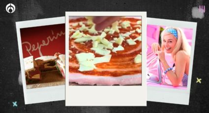 ¡Mamma mia! Así es la pizza de Barbie con pasta ‘rosita’ que venden en CDMX