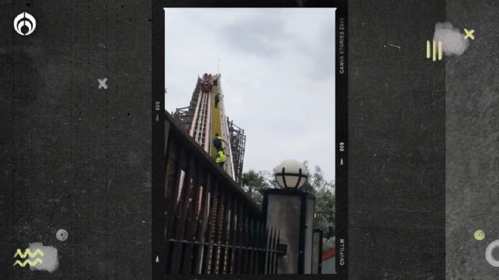 (VIDEO) Susto en Six Flags: ¿falló la Medusa con pasajeros dentro?