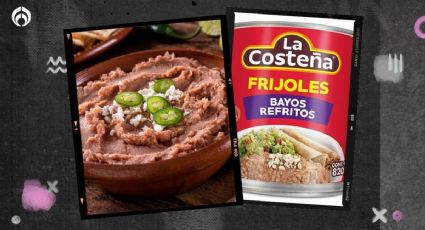 Estos frijoles refritos son mejores y más baratos que los de La Costeña, según Profeco