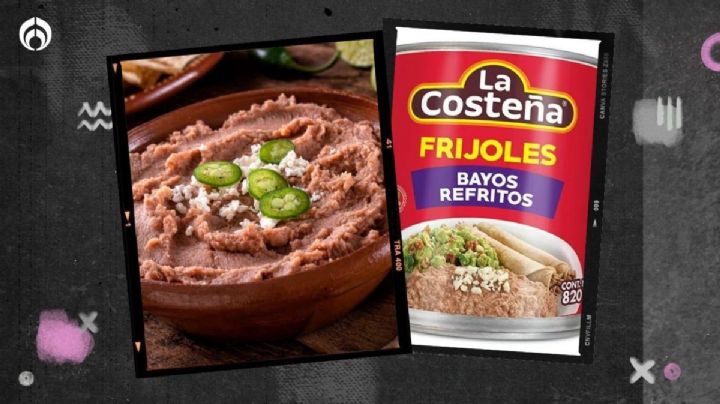 Estos frijoles refritos son mejores y más baratos que los de La Costeña, según Profeco