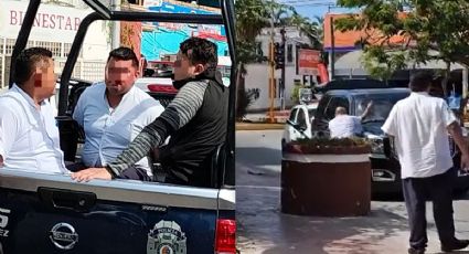 (VIDEO) Así fue el ataque de unos taxistas a un chofer que transportaba turistas en Cancún