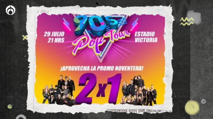 Aguascalientes festeja el Centenario de los Rayos del Necaxa con el 90´S Pop Tour